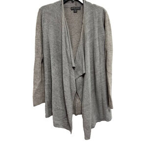 Barefoot Dreams Cardigan CozyChic Lite Taupe Open Wrap Women's Grey S/M A000137